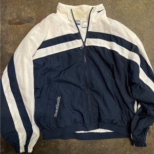 Vintage Reebok Windbreaker (Navy & White)